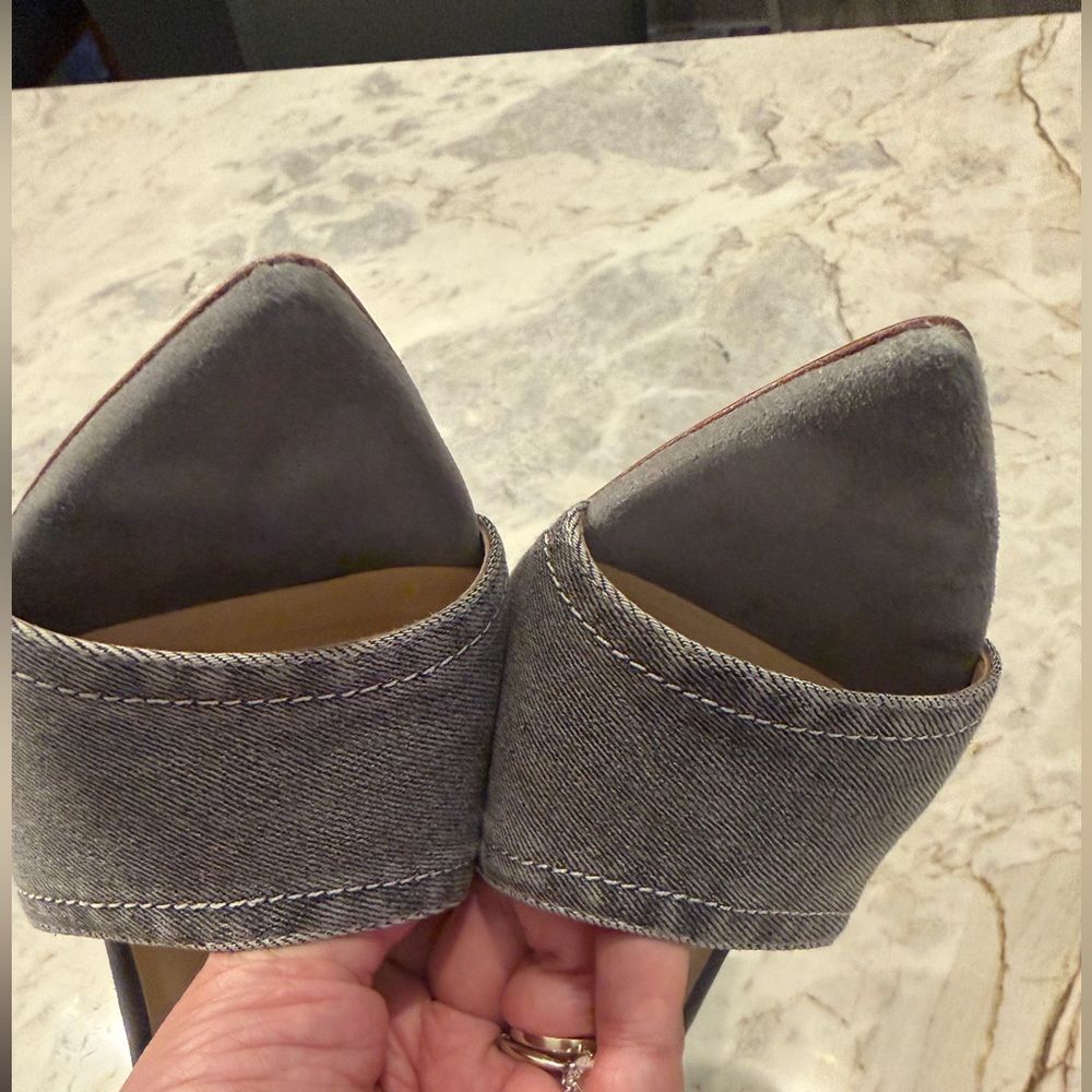 LAGENCE Stylish Gray Women's heel Sandal